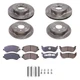 For Jeep Liberty 03-07 Drilled & Slotted Front & Rear Brake Kit