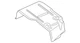 Genuine BMW Muffler Shield 51-48-7-138-486