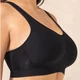 Truekind Daily Comfort Wirefree Shaper Bra Black XL Seamless Design