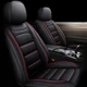 For Mitsubishi Endeavor 2004-2011 Red Lines Car 5-Seat Covers Cushion PU Leather