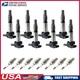 8pcs Ignition Coils & Iridium Spark Plugs Kit for Jaguar XJR Vanden Plas UF519