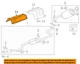 GM OEM 16-22 Spark Exhaust System Exhaust Components-Heat Shield 95918914
