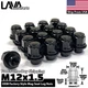 20x Black 12x1.5 OEM Factory Lug Nut Fit Jaguar XE XF XJ XK F-Type C2C35294010