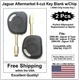 2pak: Jaguar Replacement Key Blank w/4D60 Transponder Chip! For: S-Type & X-Type