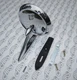 1963-1967 Buick Riviera Outside Rearview Mirror. Tri-Shield w/ Gasket & Hardware