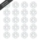 20pcs Car Heat Shield Clips Underbody Exhaust Heat Shield Fasteners Metal 