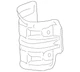 Genuine Toyota Exhaust Manifold Heat Shield 25586-0V010