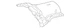 Genuine Mercedes-Benz Shielding 205-682-37-00