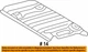58327-12160 Toyota Insulator, main muffler heat 5832712160, New Genuine OEM Part