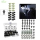 80pcs For Nissan Armada Body Bolts U-nut Clips Engine Under Splash Shield Guard