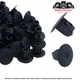 50* Black Fender Apron Grommet Nut Clips For Acura ILX MDX Honda Odyssey CR-V US
