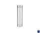 UNITED PACIFIC 48" TALL 270 DEGREE STAINLESS EXHAUST MUFFLER SHIELD - ROUND SLOT