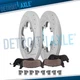 SRW Rear Drilled Brake Rotors Brake Pad for Transit-150 Transit-250 Transit-350
