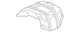 Genuine Honda Plate Pre Muffler Baffle 74653-SDA-A00
