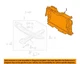 KIA OEM 20-22 Telluride Radiator Support Splash Shields-Air Guide 29135S9000