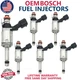 x6 GENUINE BOSCH Fuel Injectors For 2015-2018 Ford Transit-150/250/350 3.5L