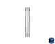 UNITED PACIFIC 48" TALL 180 DEGREE STAINLESS EXHAUST MUFFLER SHIELD - ROUND SLOT