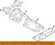 AUDI OEM 2018 Q5 2.0L-L4 Heat Shields-Exhaust-Front Shield 80B804164