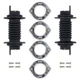 Detroit Speed 010421DS Door Jamb Wiring Boot Kit Billet Trim