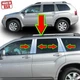 Chrome Pillar Trim for Mitsubishi Endeavor 04-11 8pc Set Door Cover Post