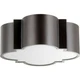 Cyan Design 10065 Wyatt 2 Light 16 inch Noir Flush Mount Ceiling Light