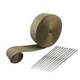Ucreative Titanium Fiberglass Exhaust Header 2" x 50' Roll 1-Pack, 