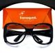 VTG PFENDT DESIGN 10516 10 Womens Black Glam Butterfly Eyeglasses FRAMES ONLY