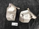 2011 Audi S4 CAKA 3.0 TFSI Exhaust heat shield Set of 2x 06E253243H 06E253244H