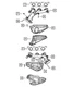 Genuine Mopar Exhaust Manifold Shield Lower Left 4792767AA