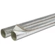 Thermo-Tec 14030 Heat Barrier Express Sleeve 1/2"-1" Diameter 3ft Long Silver