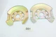 Porsche 911 F G Model Brake Dust Plates Splash Plates 91135208300