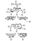 Genuine Mopar Exhaust Manifold Shield Lower Left 53013877AA