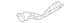 Genuine Mitsubishi Intermediate Pipe Shield 1570B293