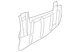 Genuine Mercedes-Benz Heat Shield 211-680-01-20
