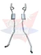1971-72 BUICK RIVIERA DUAL EXHAUST SYSTEM, ALUMINIZED WITH RESONATORS