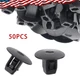 50x Fender Apron Grommet Nut Clips For Acura Integra RDX RLX MDX TLX TSX IDX