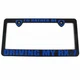 BLUE I'D RATHER BE DRIVING MY RX-7 LICENSE PLATE FRAME MAZDA RX7 12A 13B TURBO