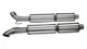 CORSA 14176 Sport Cat‑Back Exhaust for 2003-2010 Dodge Viper SRT‑10 V10