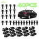 40pcs For Nissan Armada Engine Splash Shield Skid Plate Body Bolts U-nut Clips
