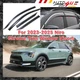 For 2023-25 Niro Window Vent Visor Chrome Trim Rain Wind Guards Shade Deflectors