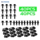 40pcs For Dodge Viper Engine Splash Shield Skid Plate Body Bolts U-nut Clips