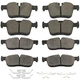 For Land Rover Jaguar F-Pace E-Pace XE XF Front And Rear Brake Pads D1812 D1838