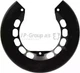 Brake Disc Splash Panel Rear Left Right For PORSCHE 911 71-89 91135280120