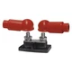 Blue Sea Systems 2019 PowerBar Dual Bus Bar w Two 3/8"-16 Stud & Insulators