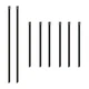 Mishimoto for Set of Six 6in & Two 14in Stainless Steel Locking Ties