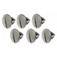 For Honda Clarity 2017-2021 Engine Splash Shield Pin 6 Pieces Zinc Alloy Silver