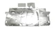 Design Engineering 10874 Heat Shield Kit Compatible with Honda Pioneer 1000-5...