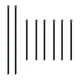 Mishimoto Set of Six 6in & Two 14in Stainless Steel Locking Ties
