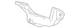 Genuine Mazda Exhaust Manifold Heat Shield PEDL-13-3K0