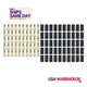Quickcar 57-475-50, Set of 50 Natural Copper Ring Terminal #10 8-10 Ga W/Heat Sh